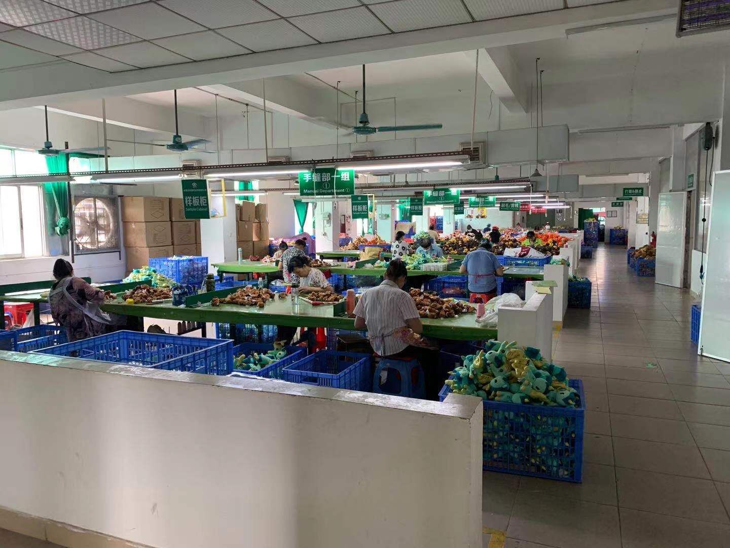 ぬいぐるみ、工場、卸、中国、広東省、東莞、トンガン、